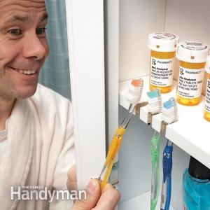 Medicine Cabinet Tooth Brush Holder