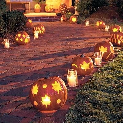Candlelight Path for Halloween