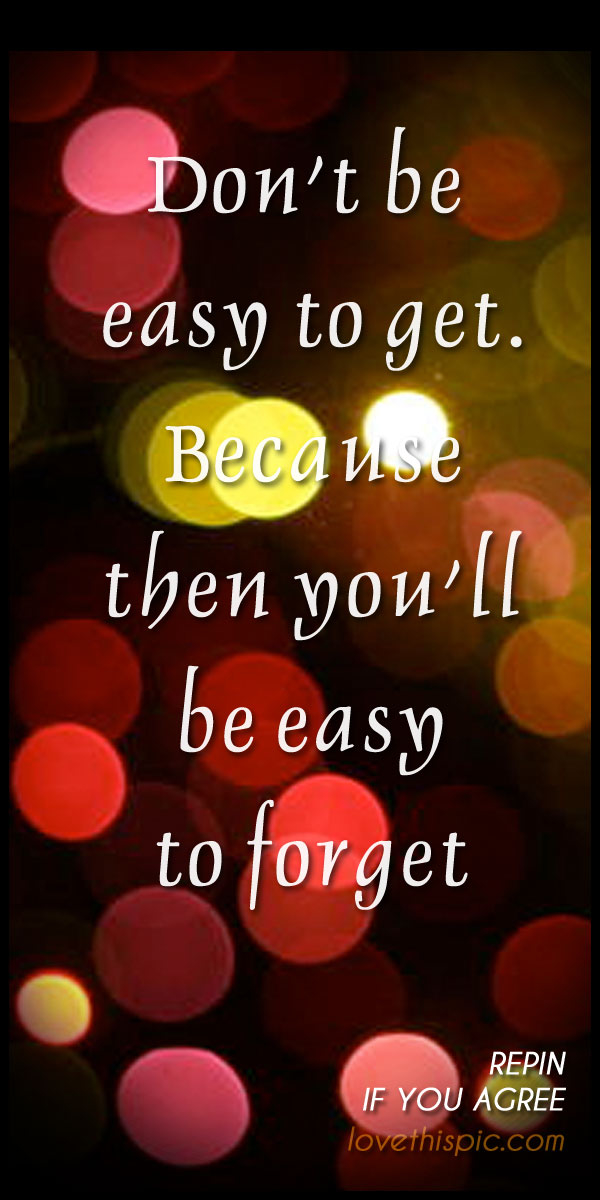 Don't be