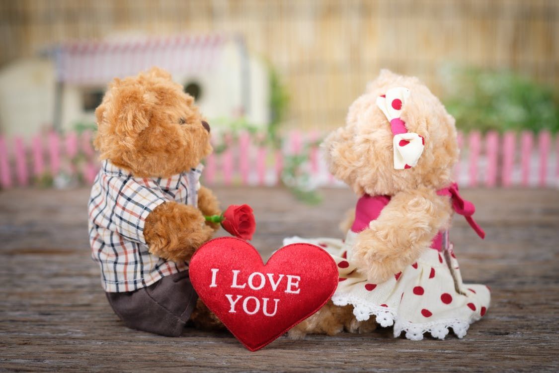 I Love You Teddy Bear Couple Pictures, Photos, and Images for Facebook