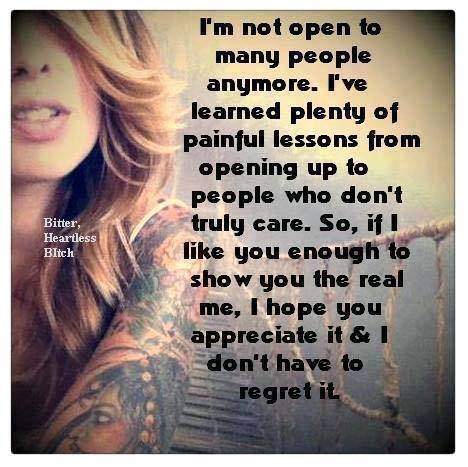 Im not ope to many people Im not ope to many people