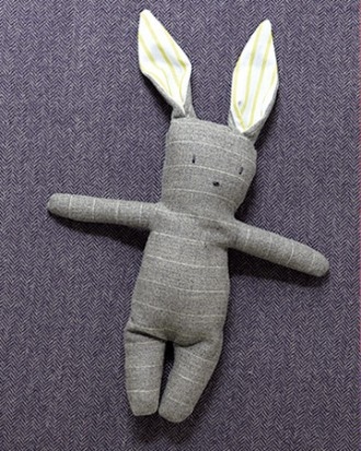 Stuffed menswear bunny Stuffed menswear bunny