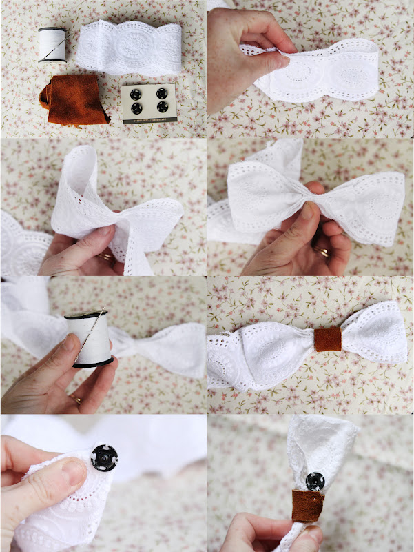 DIY Cute Button Bow