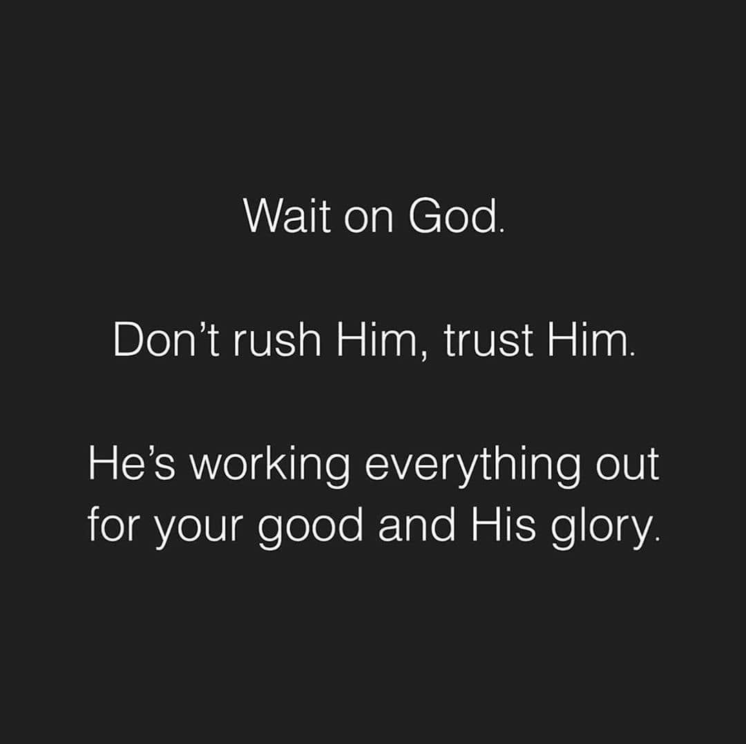 WAIT ON GOD OR WAIT FOR GOD visual data 3