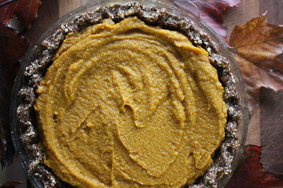 Raw vegan pumpkin pie Raw vegan pumpkin pie