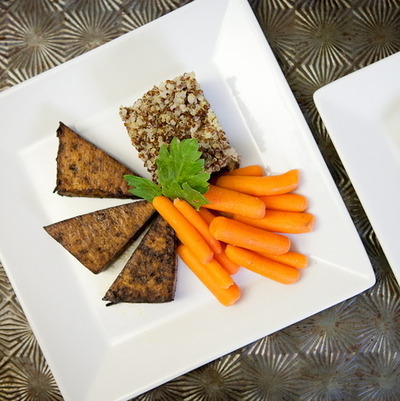 Baked tofu and quinoa Baked tofu and quinoa