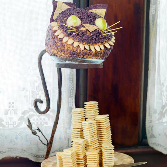 Black cat cheese ball Black cat cheese ball