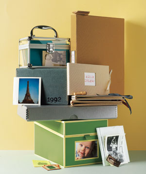 Photo boxes storage Photo boxes storage