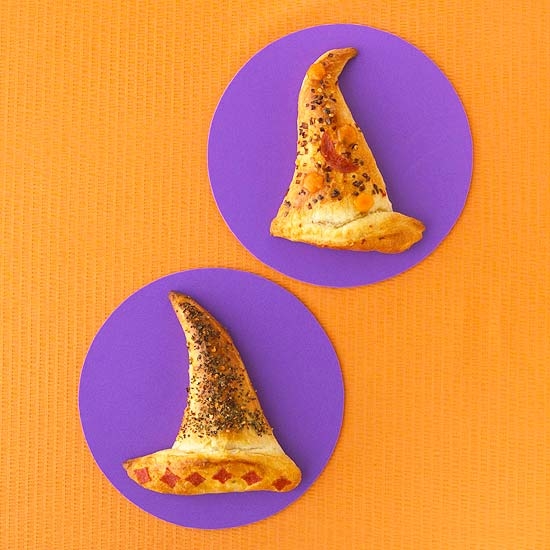 Witch hat calzones Witch hat calzones