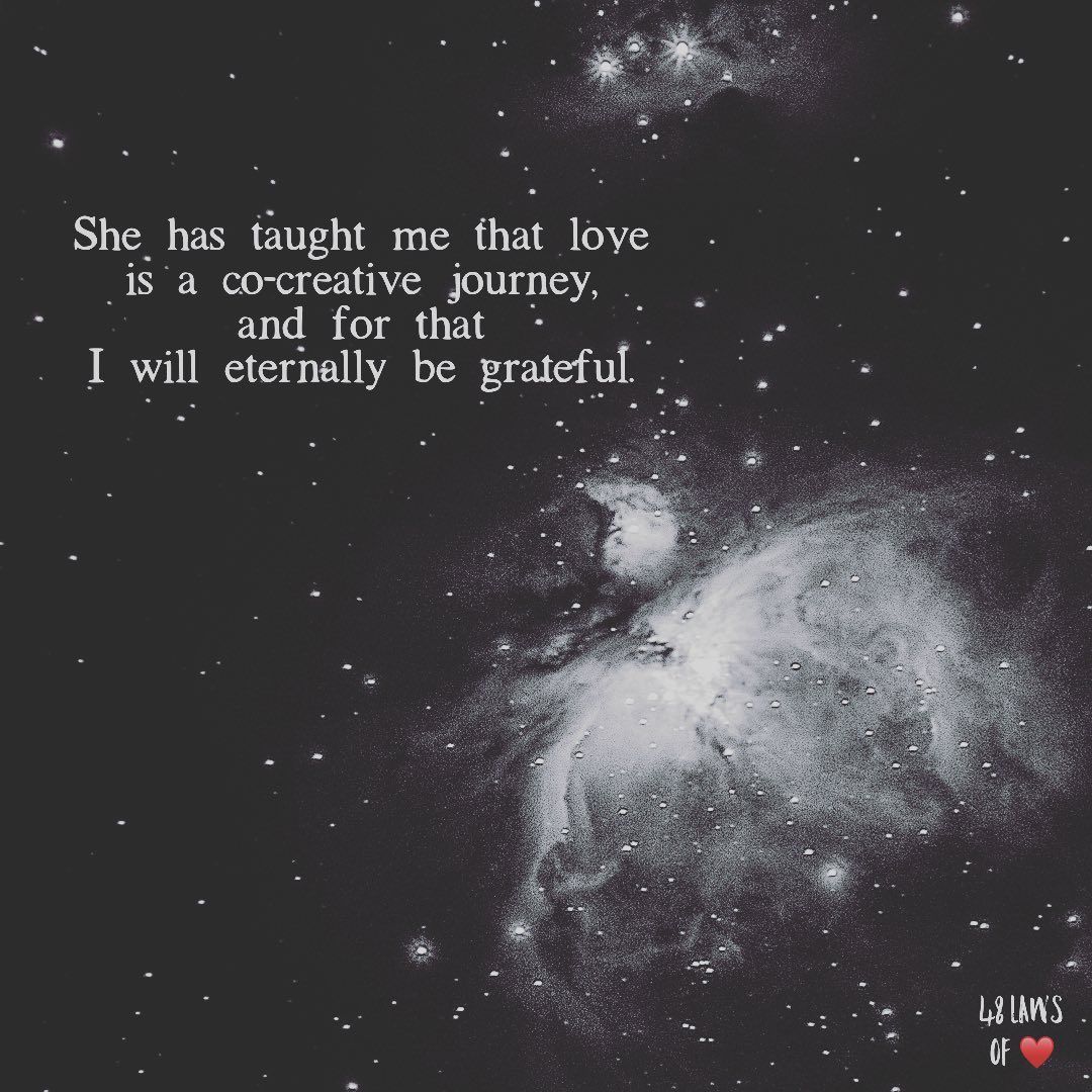 She Has Taught Me That Love Is A Co-creative Journey Pictures, Photos, and  Images for Facebook, Tumblr, Pinterest, and Twitter, image size:1080x1080