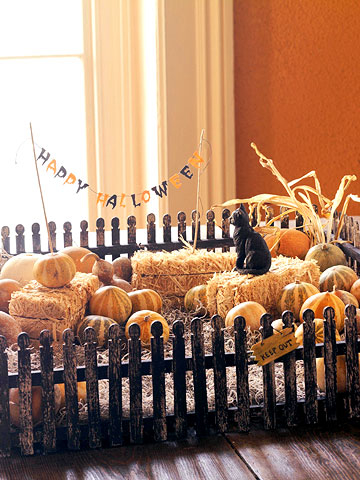 Fenced in centerpiece