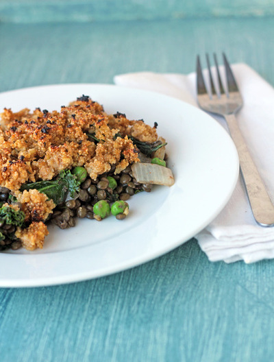 Lentil greens casserole Lentil greens casserole