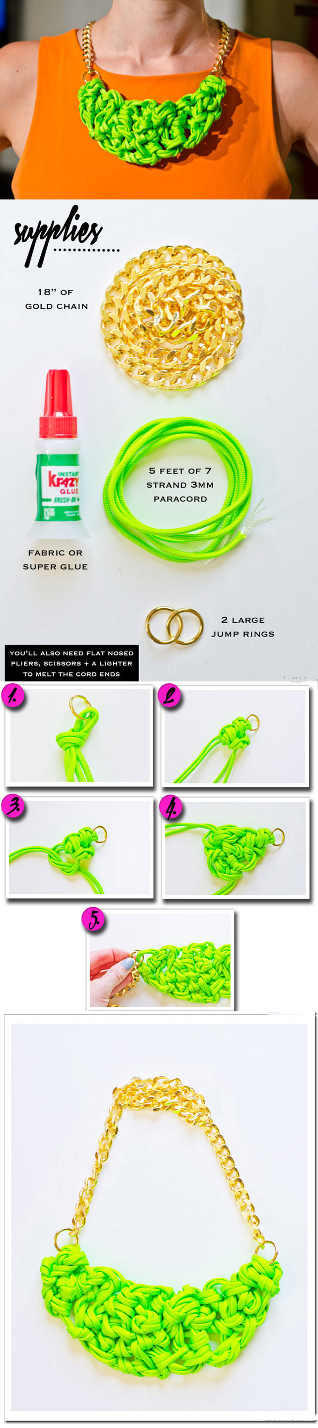 DIY Large Necklace