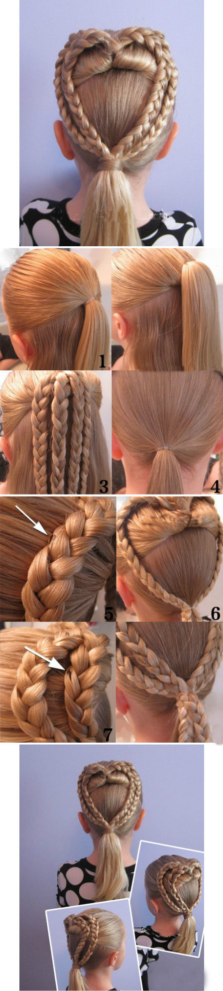 DIY Heart Braid