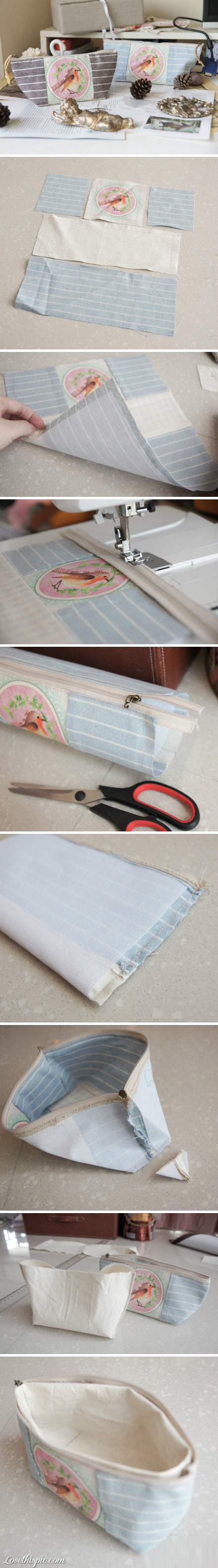 DIY Zipper Bag DIY Zipper Bag