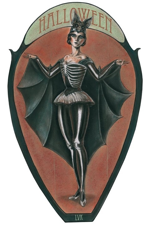 Halloween bat queen