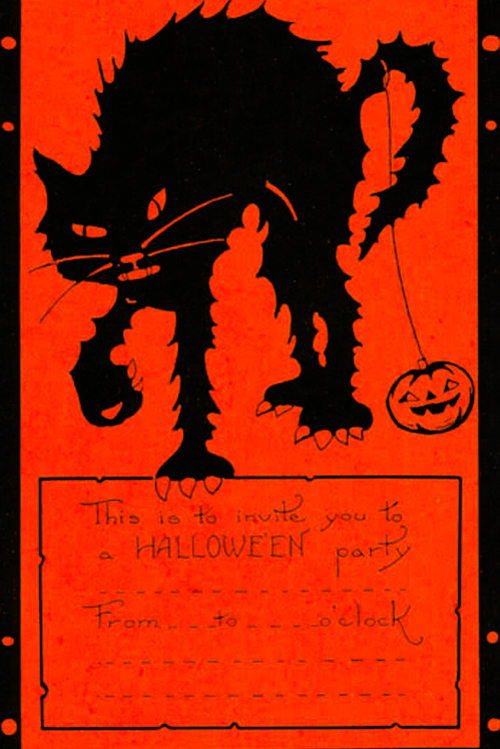 Halloween invitation