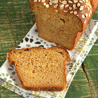 Pumpkin wheat bread