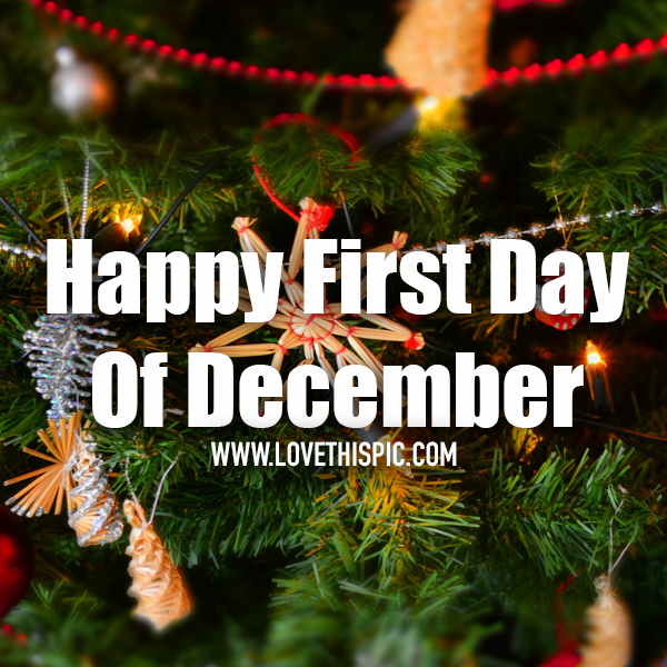 Happy 1st Day Of December Happy First Day Of December Pictures, Photos, And Images For Facebook,  Tumblr, Pinterest, And Twitter