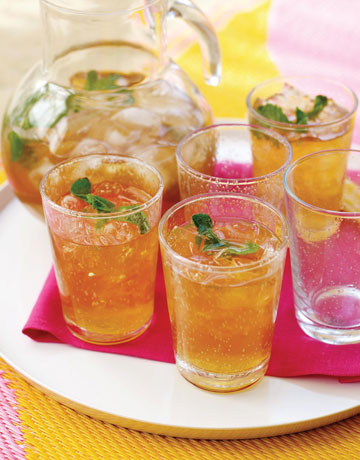 Fresh mint lime juice