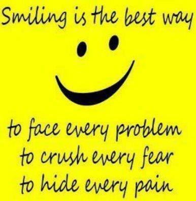 smiling