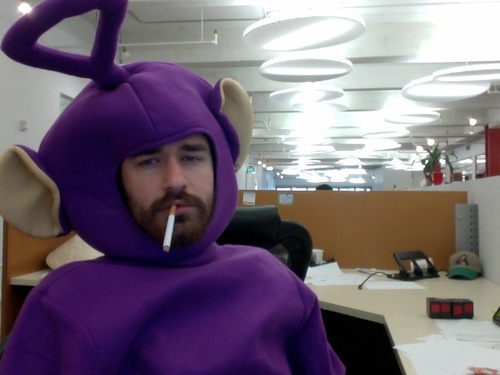 Smoking teletubby Smoking teletubby