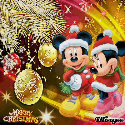 Glitter Minnie Mickey Christmas Quote Pictures, Photos, and Images for