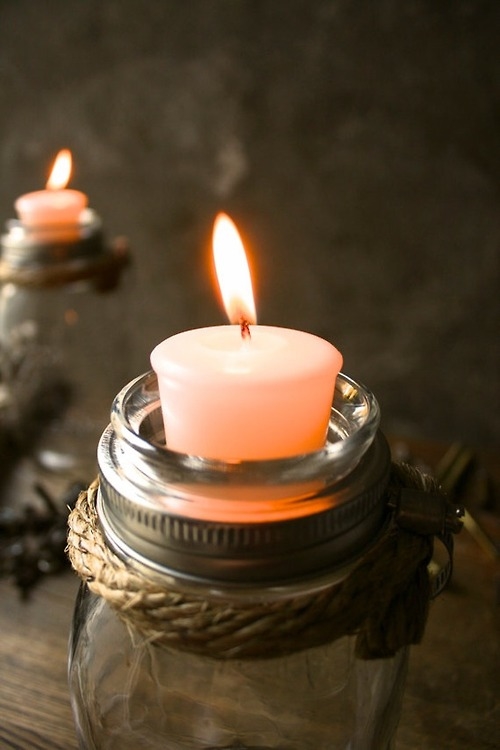 Pink candles Pink candles