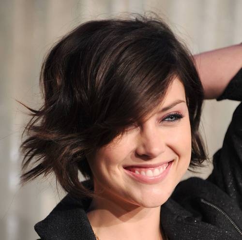 Short messy cut