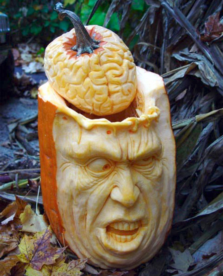 Brain Jack o lantern