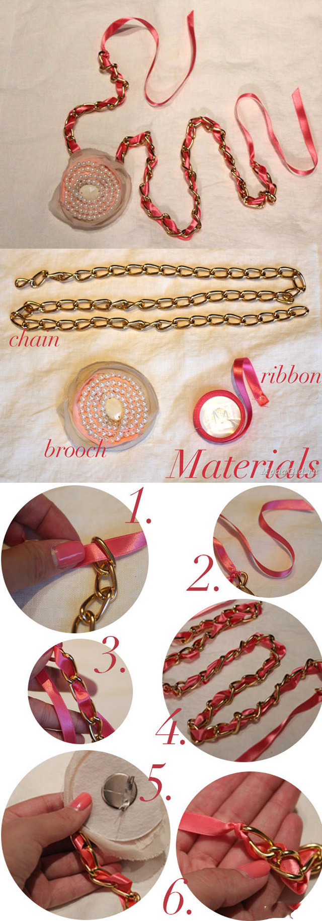 DIY Ribbon Broach