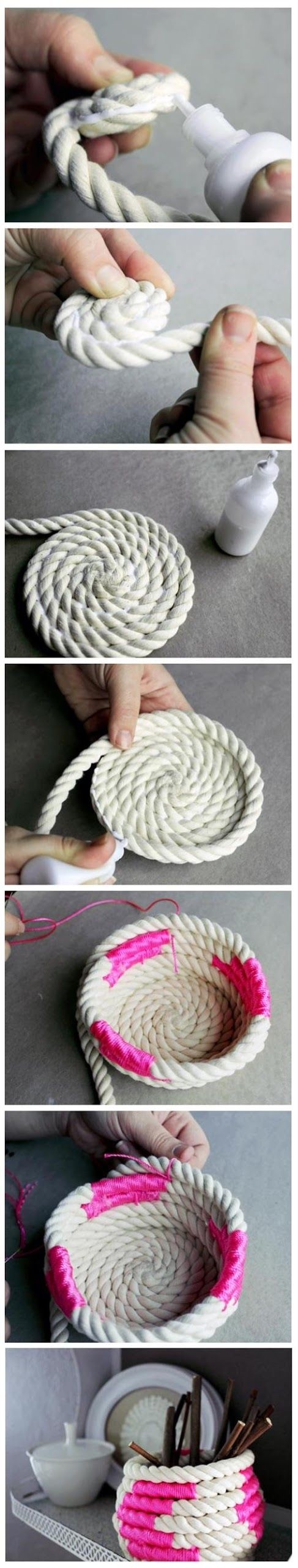 DIY Rope Vase