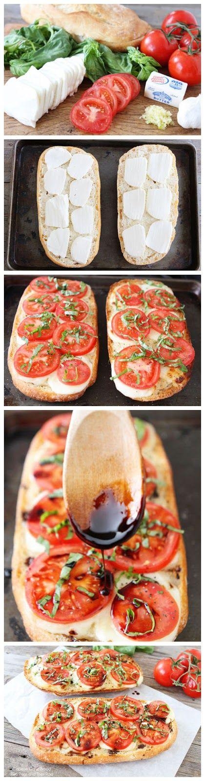 DIY Caprese Garlic Bread