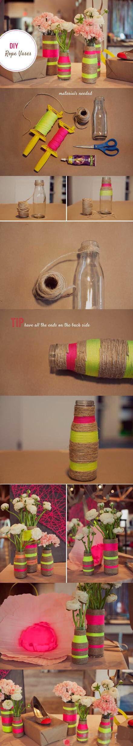 DIY Rose Vases DIY Rose Vases