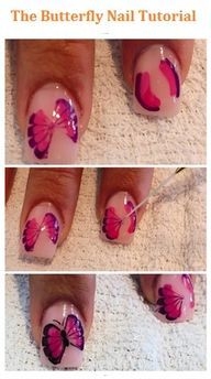 DIY Butterfly Nail Tutorial