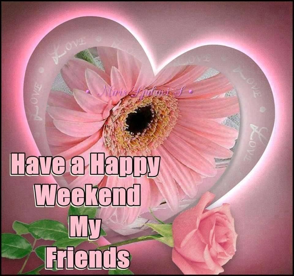 Pink Flower Happy Weekend Pictures, Photos, and Images for Facebook