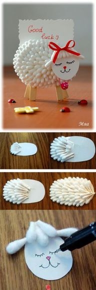 DIY Cotton Lamb DIY Cotton Lamb