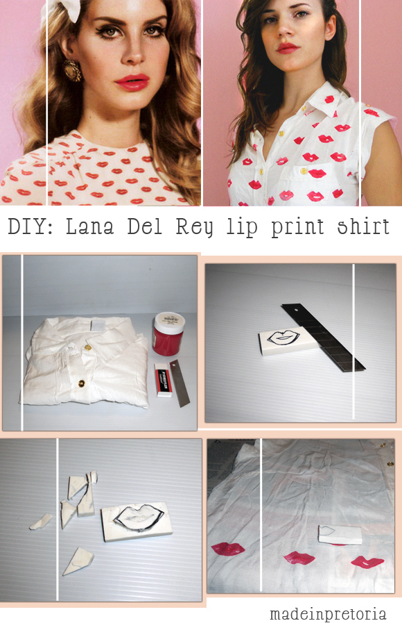 DIY Lip Shirt