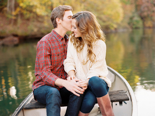 Perfect autumn love