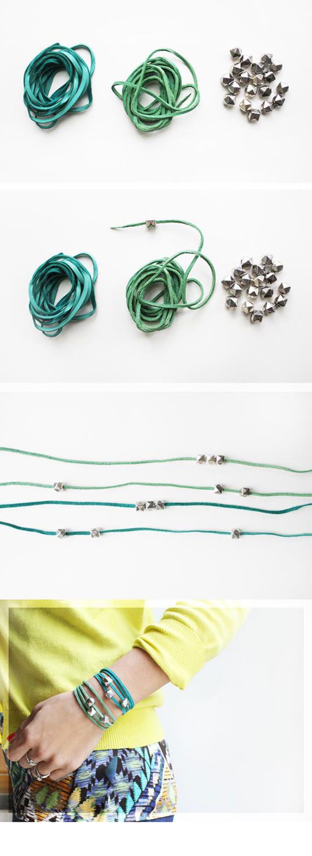 DIY Easy Studded Bracelet DIY Easy Studded Bracelet