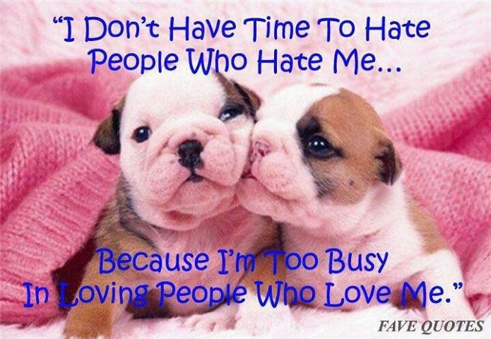 People who hate me