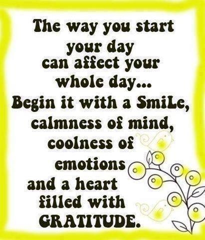the way you start your day the way you start your day