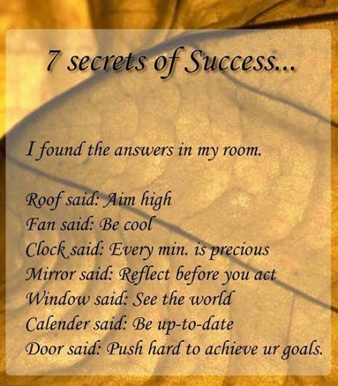 7 secrets of success