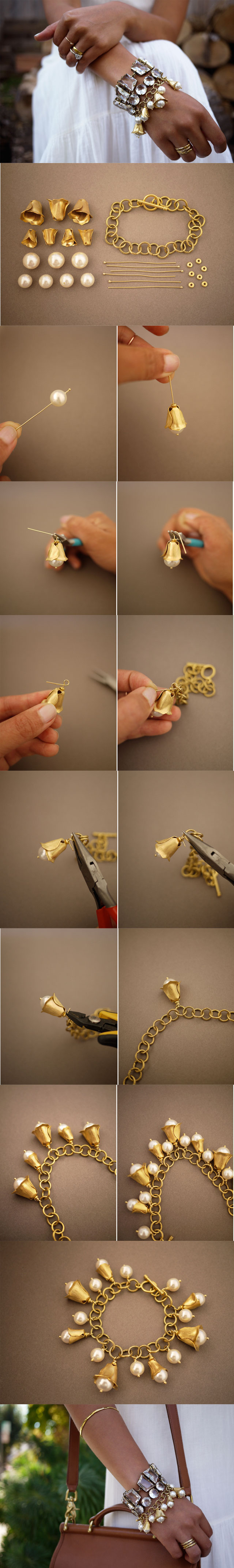 DIY Pretty Pearl Bracelet DIY Pretty Pearl Bracelet
