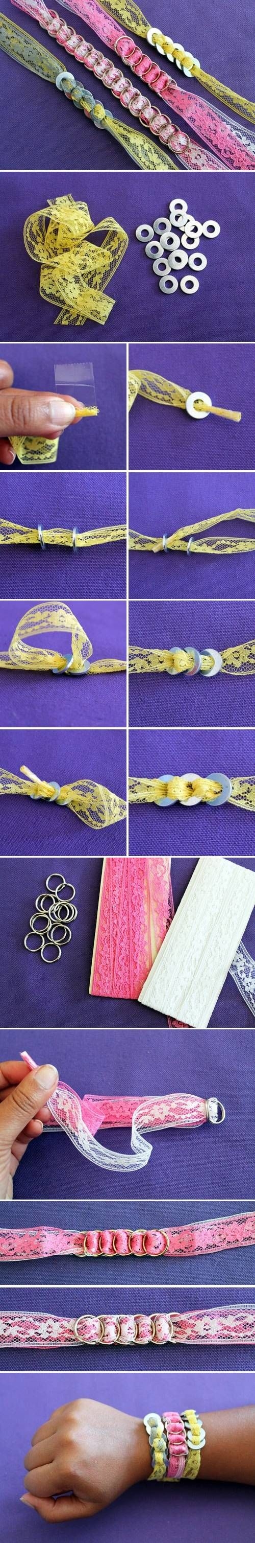 DIY Lace Bracelet DIY Lace Bracelet