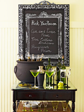 Spooky MIni Bar for House Party Spooky MIni Bar for House Party
