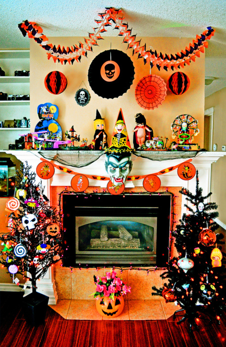 Halloween Mantle Decor Halloween Mantle Decor