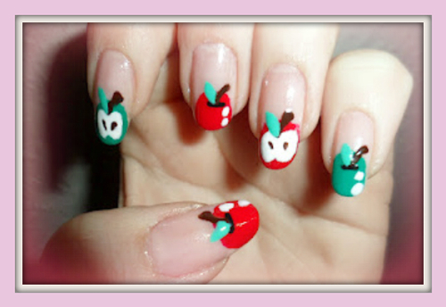 Apple tip nail designs Apple tip nail designs