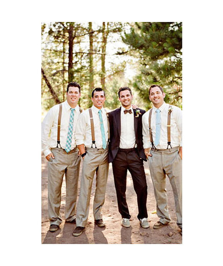 Groom and groomsman