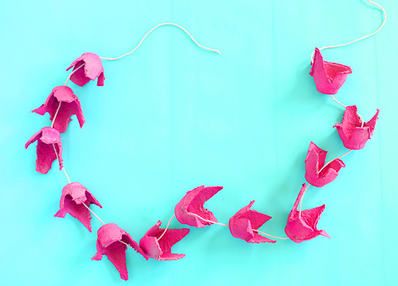 Egg Carton Garland